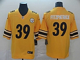 Nike Steelers 39 Minkah Fitzpatrick Yellow Inverted Legend Limited Jersey,baseball caps,new era cap wholesale,wholesale hats